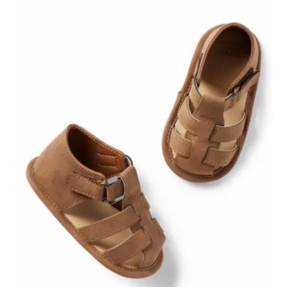 Janie and Jack BABY FISHERMAN SANDAL Newborn Sz 0-3 Months - Picture 1 of 1